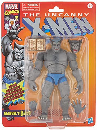 Hasbro Marvel Legends Series 15-cm Collectible Marvel’s Beast Action Figure Toy Vintage Collection