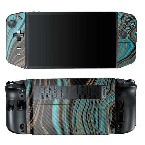 Carbon Fiber Gaming Skin Compatible with Lenovo Legion Go - Blue Canyon - Premium 3M Vinyl Protective Wrap Decal Cover - Easy to Apply | Crafted in The USA by MightySkins