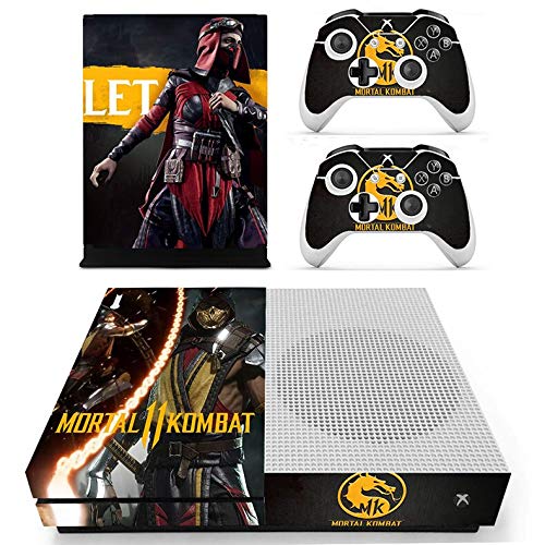 Mortal Kombat 11 Skin Cover for Xbox One S Console and 2 Wireless Controller Protective Skin by Mr Wonderful Skin