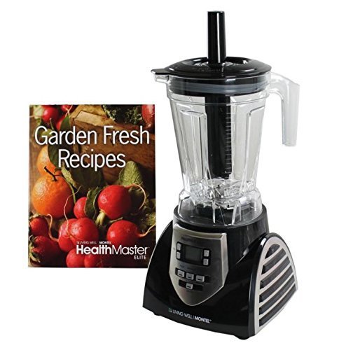 Healthmaster Elite JLA-8WAL Blender, Food Emulsifier, Fruit and Vegetable Blender by Montel Williams-Black & Stainless Steel