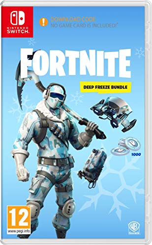 Fortnite: Deep Freeze Bundle (Nintendo Switch) (NO PHYSICAL GAME or CARTRIDGE INCLUDED IN BOX)(ONLY INCLUDES DOWNLOAD CODE IN BOX)