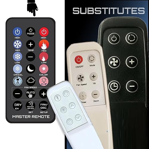 Universal AC Remote Control Parts for The AEONAIR IDYLIS Danby Air Conditioner Pictured Parts Pictured for A/C and Air Con