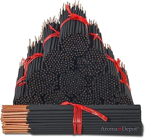 Egyptian Sandalwood Most Exotic Charcoal Incense Sticks. Approx. 85 to 100 Sticks Per Bundle, Length - 7 Inches, Each Natural Stick Burns for 35 to 45 mins Each. Long Lasting. Guarantee 100% Pure