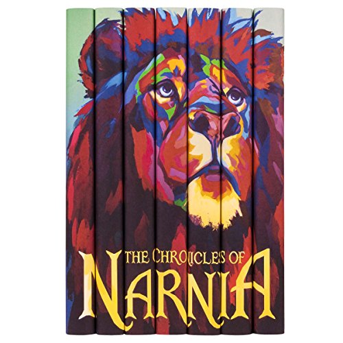 Juniper Books - The Chronicles of Narnia Complete with Custom Book Covers - 7 Volume Hardcover Set - C.S. Lewis