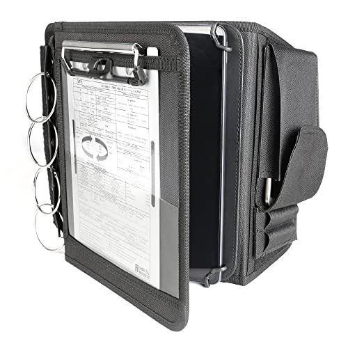 R SPIDER WIRELESS Pilot Kneeboard, Includes Aluminum Clipboard. Fits iPad Pro 9.7', 10.5', 11', iPad and iPad Air 1/2/3/4/5/6, and Any Other 9'-11' Tablets