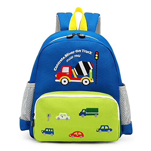 willikiva Cute Zoo Little 3d Backpack Kids Backpack for Boys and Girls Toddler Backpack Waterproof Preschool(Green Blender)