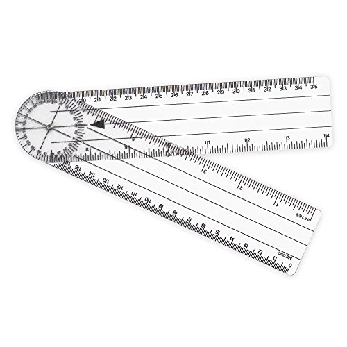 Rehabilitation Advantage Plastic Spinal Goniometer 360 Degree ISOM