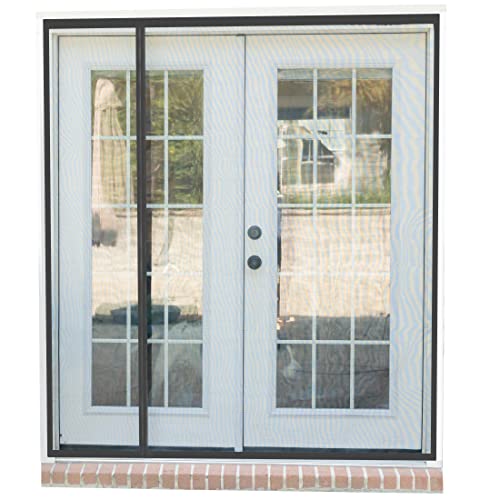 Fenestrelle Magnetic Screen Door for French & Sliding Doors. Large Pet & Kids. Keep Bugs Out. Heavy Fiberglass Mesh. Self Closing Continuous Magnetic Seal. Fits Door Size 70'x79'. Screen Size 72'x80'