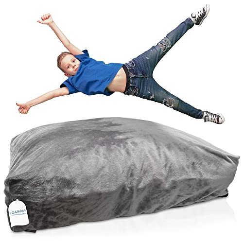 Foamma Crash Pad - (36 X 48’’) (3 Feet X 4 Feet) - Sensory Pad with Foam Blocks for Kids and Adults with Extreme Comfortable Fabric and Washable Cover, Ideal for Kids to Jump, Play or Relax