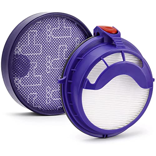 AMSAMOTION Filter Kits for Dyson DC25 Vacuum Dyson Ball Filter, Dyson DC25 HEPA Post Filter and Pre Motor Filter Replacement Equivalent to Dyson Part - 916188-05 and 919171-02, Fits DC-25 Models