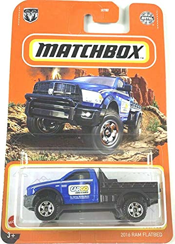 Matchbox 2016 Ram Flatbed 100/100 (Blue)