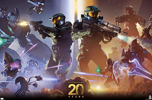 Trends International Halo - 20 Years Wall Poster, 22.37' x 34.00', Premium Unframed Version