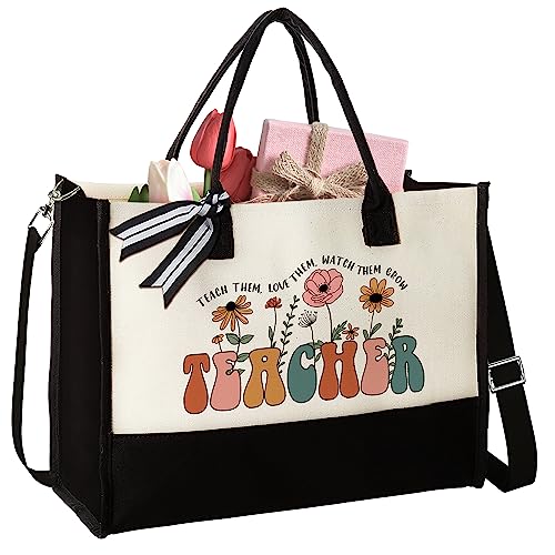 Teacher Gifts for Women - Teacher Appreciation Gifts - Gifts for Teachers Women, Gift for Teacher - Teacher Birthday Gifts, End of Year Teacher Gifts - Teacher Tote Bags for Women - Tote Bag