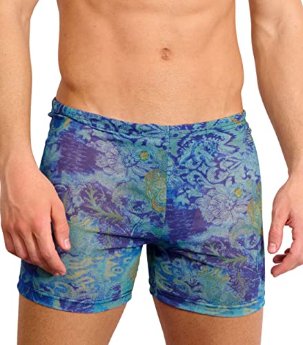 Kiniki Men's Tan Through Swim Shorts Swimwear - Azure