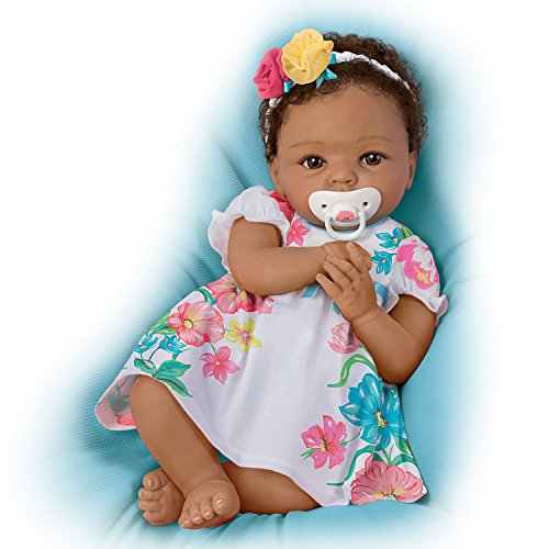 The Ashton-Drake Galleries TrueTouch Authentic Silicone Little and Lovely Gabrielle Lifelike Baby Doll