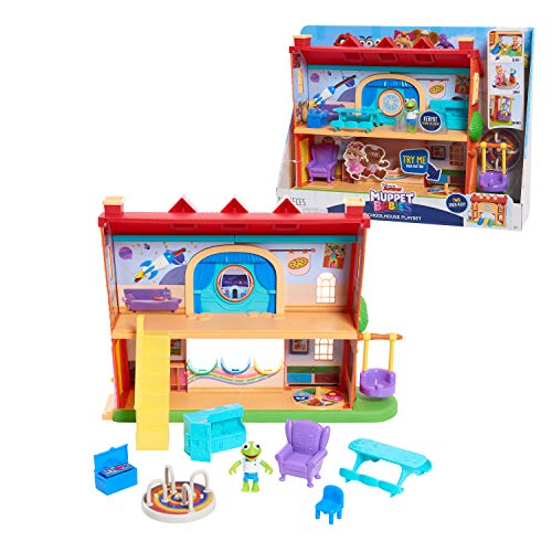 Disney Junior Muppets Babies School House Playset, Figures and Accessories, Officially Licensed Kids Toys for Ages 3 Up by Just Play