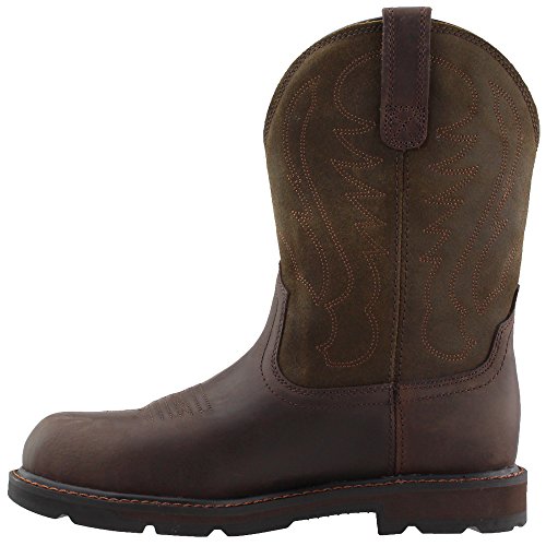 Ariat Mens Groundbreaker Steel Toe Work Boot Brown 9