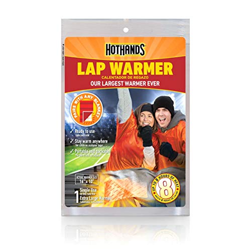 HotHands Lap Warmer, Largest Warmer 16' X 10' - Up to 8 Hours of Long Lasting Heat - 1 Lap Warmer,Tan