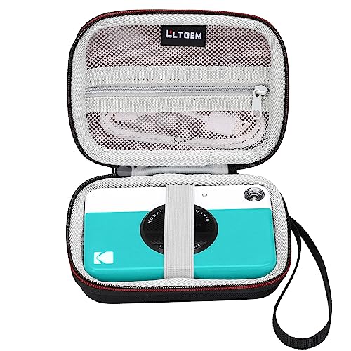 LTGEM Camera Case for Kodak Printomatic, Kodak Step, Kodak Step Touch, Kodak Smile Digital Instant Print Camera - Protective Carrying Case for Travel and Home Storage(Grey)