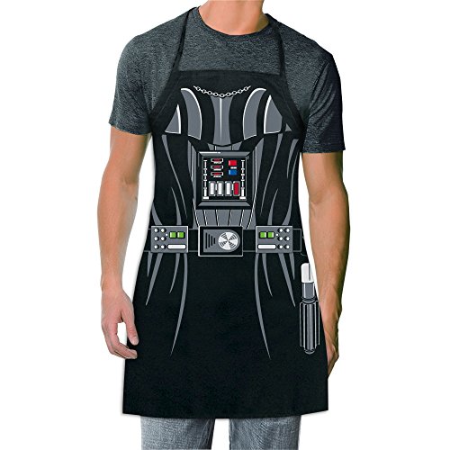 ICUP Star Wars - Darth Vader Be The Character Adult Size 100% Cotton Adjustable Black Apron