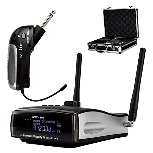 Nady Satellite SMGT-100A 100-Channel True Diversity Wireless Instrument System for Electric Guitar (Recessed Jack)
