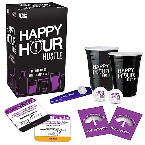 University Games | Happy Hour Hustle Team Challenge Game with Five Categories, for 4 or More Players