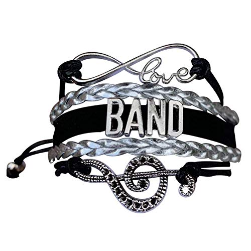 Infinity Collection Band Bracelet, Music Charm Jewelry, Marching Band Gift, Band Jewelry for Women and Teens