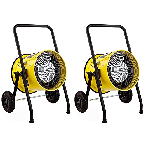 Dr Infrared Heater DR-PS11024 and DR-PS11524 Salamander Construction Portable Electric Heaters, Yellow