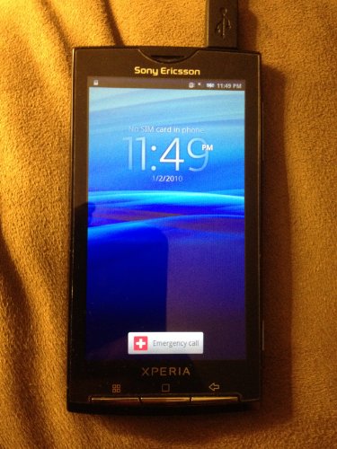 Sony Ericsson Xperia X10a GSM Smartphone (Black)