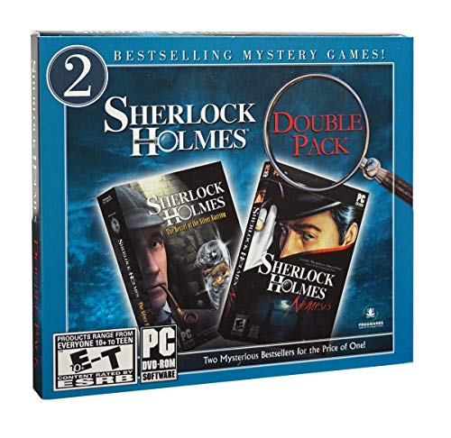 Sherlock Holmes Silver Earring & Nemesis Double Pack