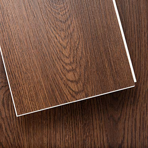 Lucida Surfaces Luxury Vinyl Flooring Tile | Interlocking Flooring for DIY Installation | 10 Wood Look Planks | Box of 10 Planks | 24.5 Sq. Feet