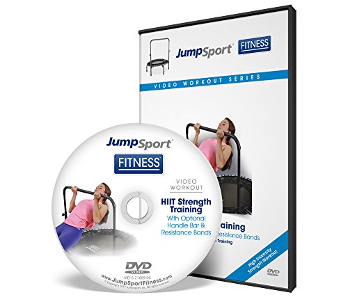 JumpSport HIIT Strength Training with Optional Handle Bar & Resistance Bands Workout DVD