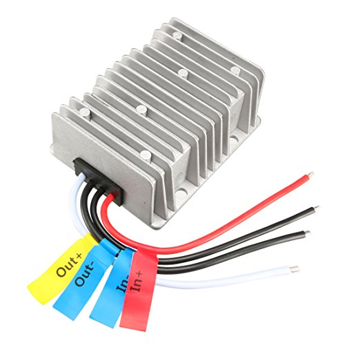 uxcell Voltage Converter Regulator DC/DC DC 48V to DC 13.8V 30A 414W Power Transformer Waterproof