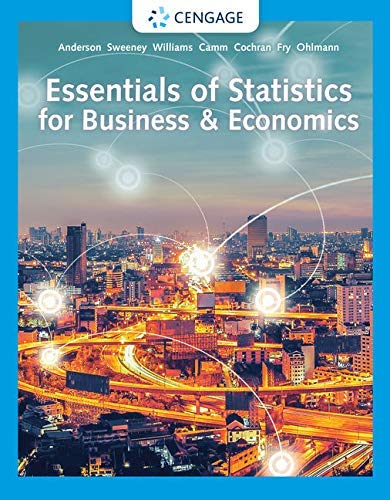 Essentials of Statistics for Business and Economics