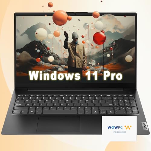 Lenovo Newest V15 Business Laptop | Intel 4-core Processor | 15.6' FHD (1920 x 1080) | 32GB RAM | 1TB SSD | Ethernet RJ-45 | Military Durability | Windows 11 Pro | w/WOWPC 500GB External Storage