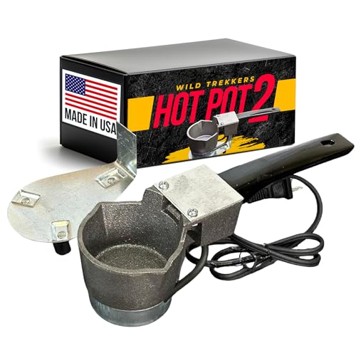 Do It Hot Pot 2 | Electric Melting Pot for Lead | Melts Lead Ingots Quickly | 4 Pound Capacity | Lead Melting Pot for Fishing Weight Molds & Bullet Casting Molds | Made in The USA