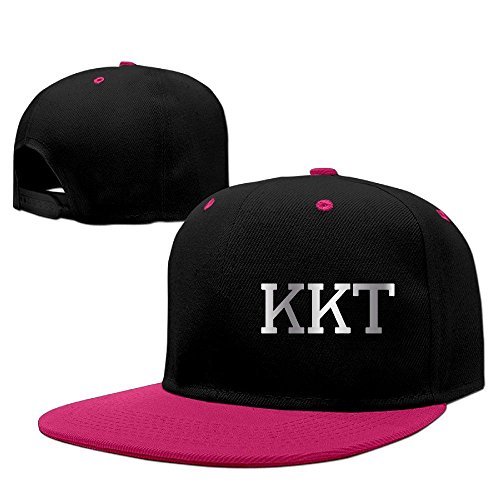 KKT Scream Queens Logo Platinum Style Baseball Snapback Hat Pink