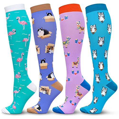 LEVSOX Compression Socks Women and Men, 20-30mmHg, Best for Nurses, Travel, Pregnancy