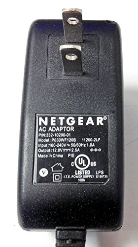 Genuine Netgear AC Adapter Power Supply 12.0V 2.5A Model: P030WF120B & 332-10200-02