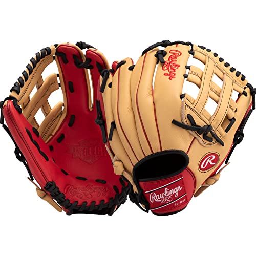 Rawlings Sporting Goods Rawlings Youth Select Exclusive Edition 207 12.25' Baseball (Ss1225sc-6/0) Pro H Camel/Red 12.25 Right Hand