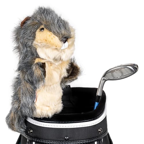 Daphne’s Gopher Hybrid Headcover | Premium Hybrid and Fairway Wood Headcovers | Funny Golf Club Covers | Stylish Protection for Your Clubs | Men's Golf Gear | Hybrid Headcover for Men and Women