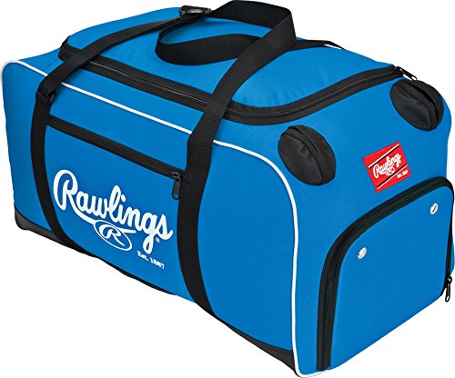 Rawlings Covert Player Duffle Bag, Scarlet, Royal, L 26' X W 13' X H 13' (Covert-R-RAW)
