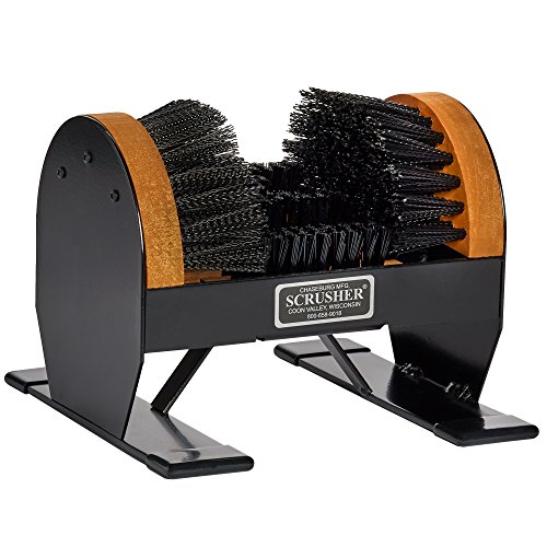 Scrusher - Deluxe Boot and Golf Shoe Brush Cleaner: Weatherproof Outdoor Footwear Scrubber, Ideal for Golf Shoes and Boots - Made in USA