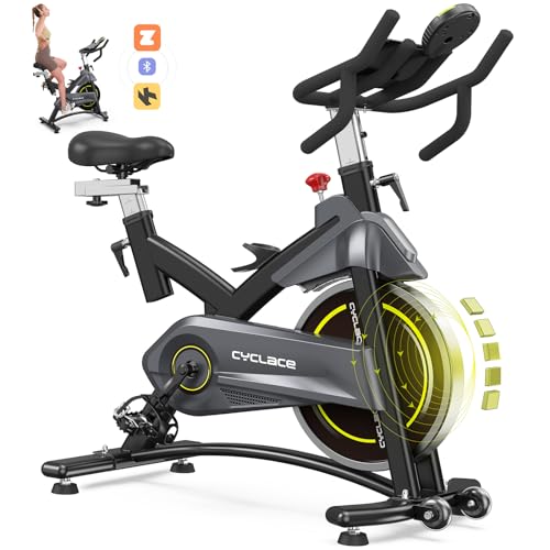 Cyclace Magnetic Exercise Bike (2023 Upgrade) -350 Lbs Weight Capacity - Indoor Cycling Bike with Comfortable Seat Cushion