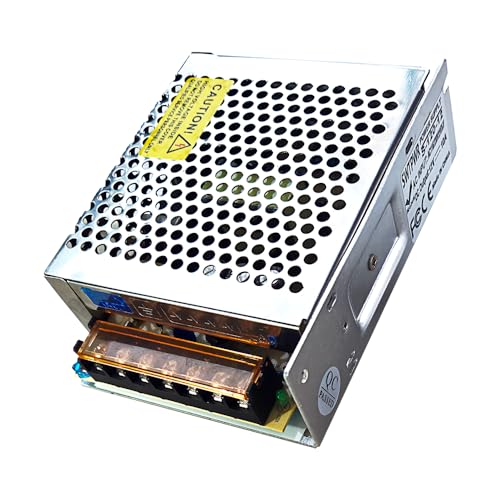 12V Power Supply AC to DC Converter 12V 10A 120W SMPS 220V/110V to 12V Converter DC 12V Voltage Transformer for LED Car Devices and Camera Security Systems (DC-12V-120W)