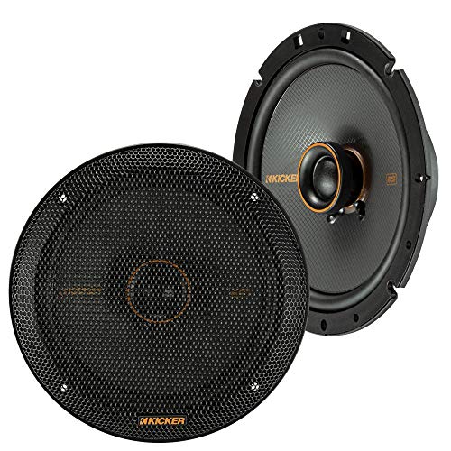 KICKER 47KSC6704 Car Audio 6 3/4' Coaxial 400W Peak Full Range Speakers KSC6704