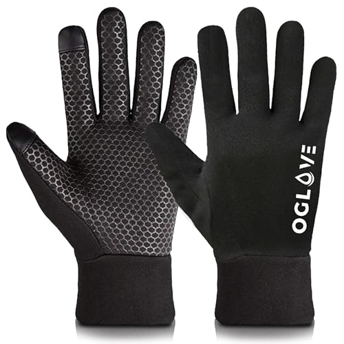 OGLOVE Kids Winter Gloves - Waterproof Thermal Touchscreen Sports Field Gloves for Football, Soccer, Rugby, Mountain Biking, Cycling, Running, Lacrosse and Much More - Kids Large 11-12Y