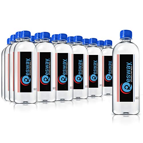 Resway Distilled Water | 24 Pack 16.9oz H2O Travel Bottles for Resmed, Respironics Machines, Personal Humidifier | Medical Supplies for Vacation | Clean, Travel-Friendly