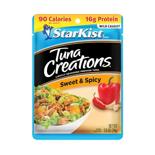 StarKist Tuna Creations, Sweet & Spicy, 2.6 Oz, Packaging May Vary, Pack of 12