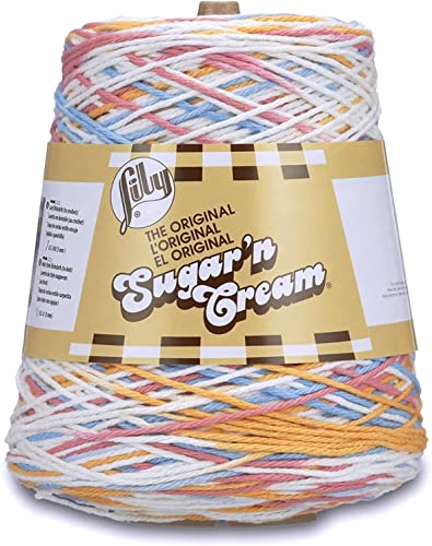 Lily Sugar N Cream Cones Kitchen Breeze Yarn - 1 Pack of 14oz/400g - Cotton - #4 Medium - 706 Yards - Knitting/Crochet